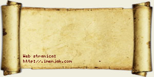 Isak Ranković vizit kartica